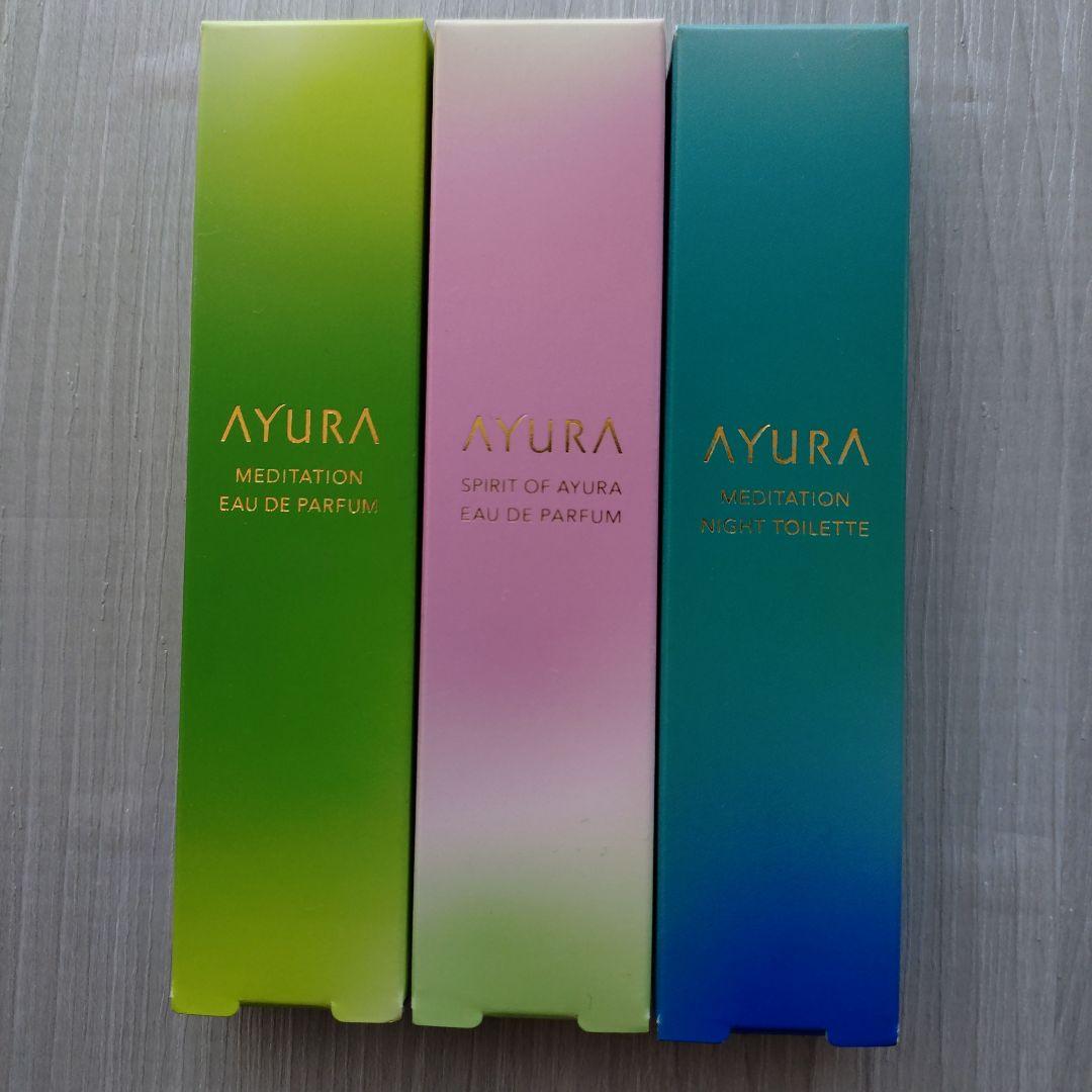 アユーラ　メディテーションナイトトワレ・オードパルファム・スピリットオブアユーラ