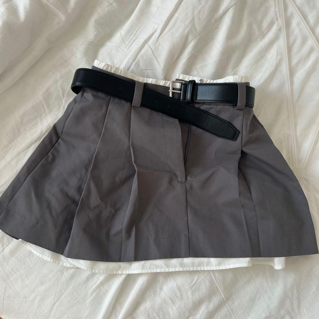 eimy istoireレイヤードプリーツミニスカート