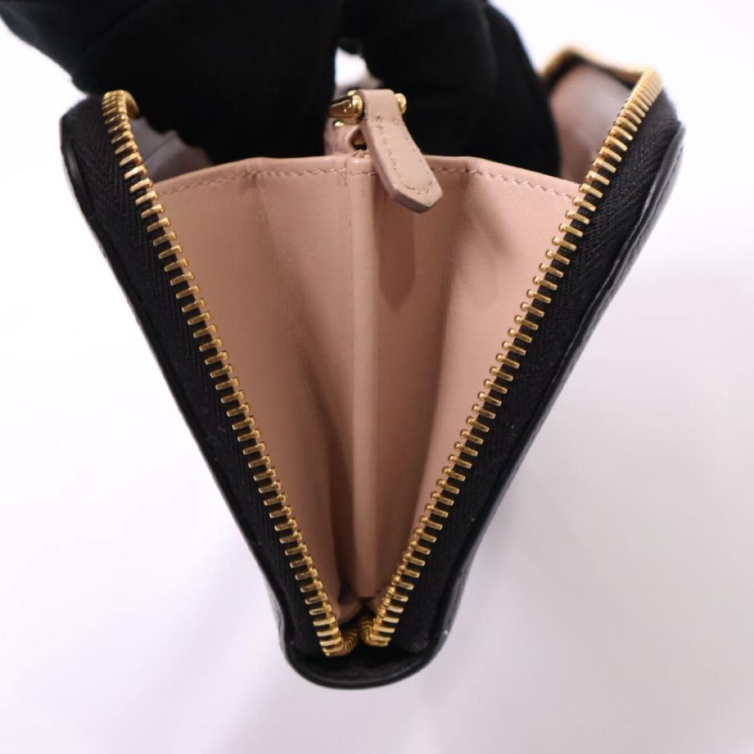 【極美品】PRADA ヴィッテロダイノ　ジップアラウンドウォレット　長財布　黒