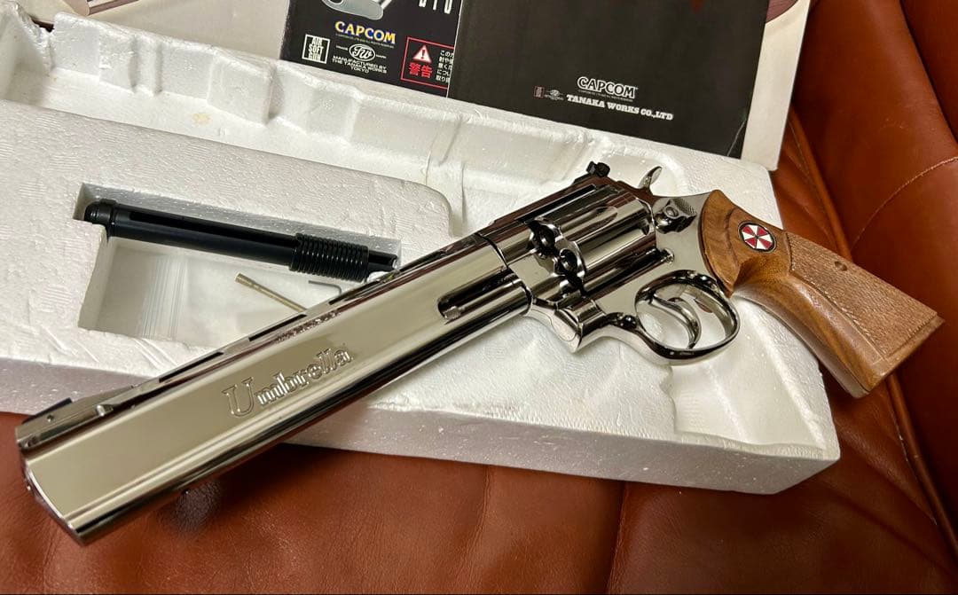 タナカ アンブレラ マグナム リボルバー 8インチ バイオハザード 0 ビリー