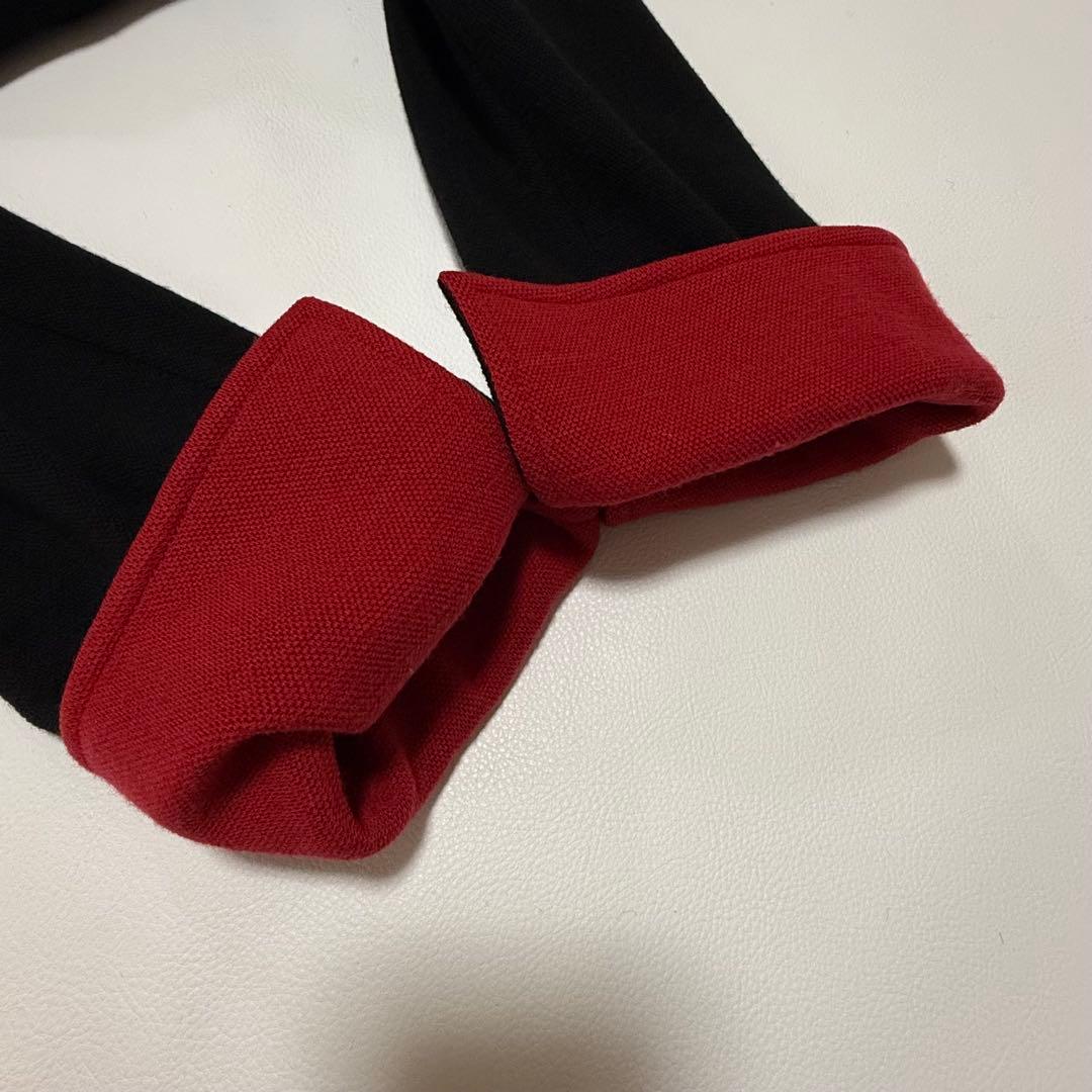 クリスチャンディオール　ウール　ニットワンピース　バイカラー　チュニック