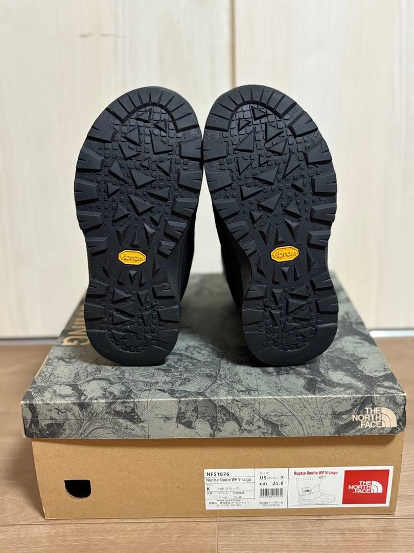 ザ・ノース・フェイス　ヌプシ ウォータープルーフ　25センチ　スノーブーツ