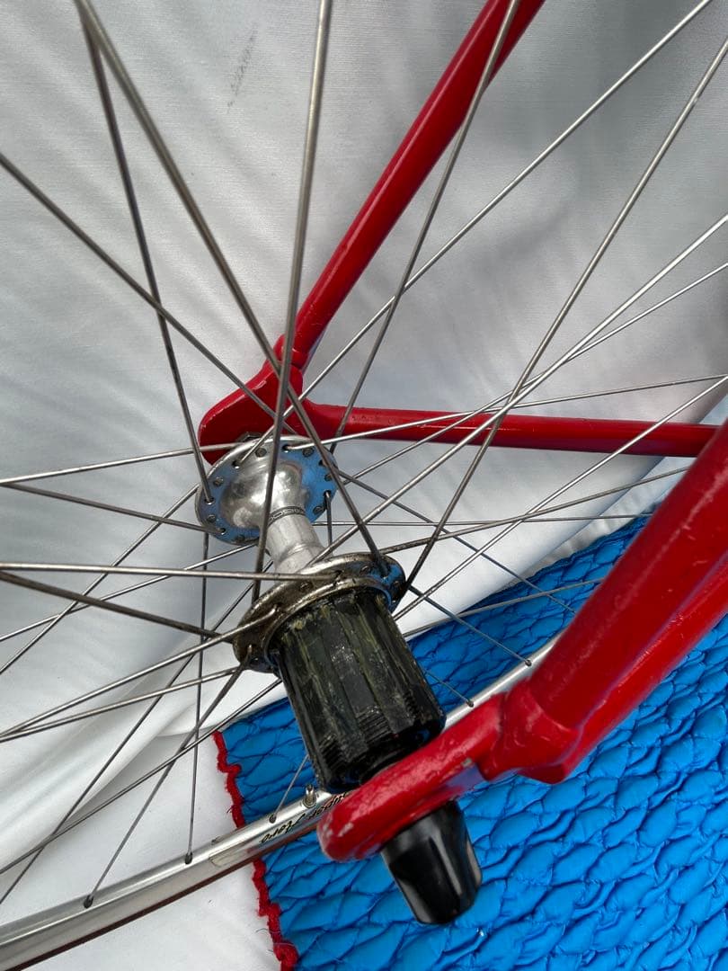 NAKAGAWA ナカガワ クロモリロード ビンテージ 52 赤/白 現状渡し