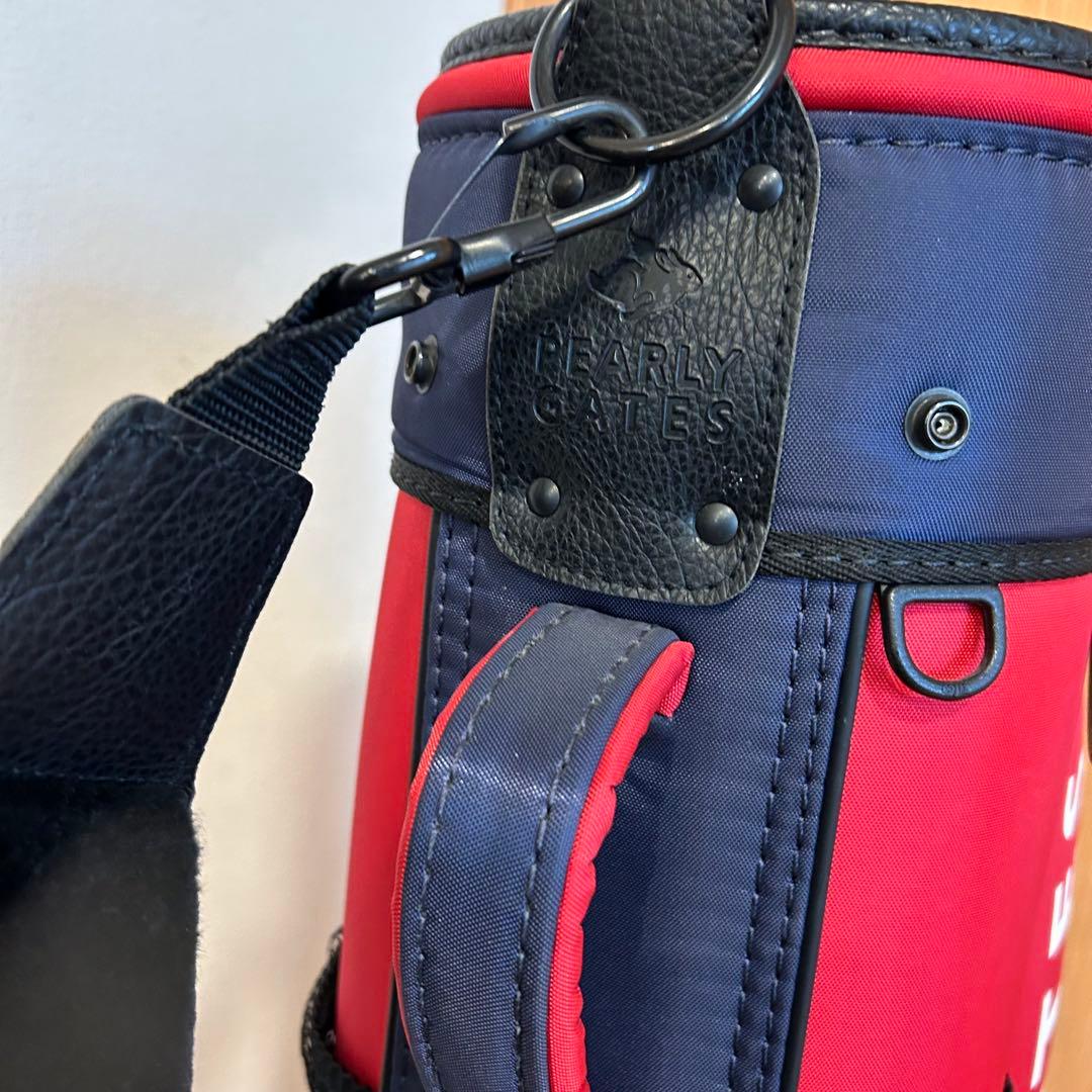 状態良好■PEARLY GATES キャディバッグ 軽量タイプ 7.5型　ゴルフ