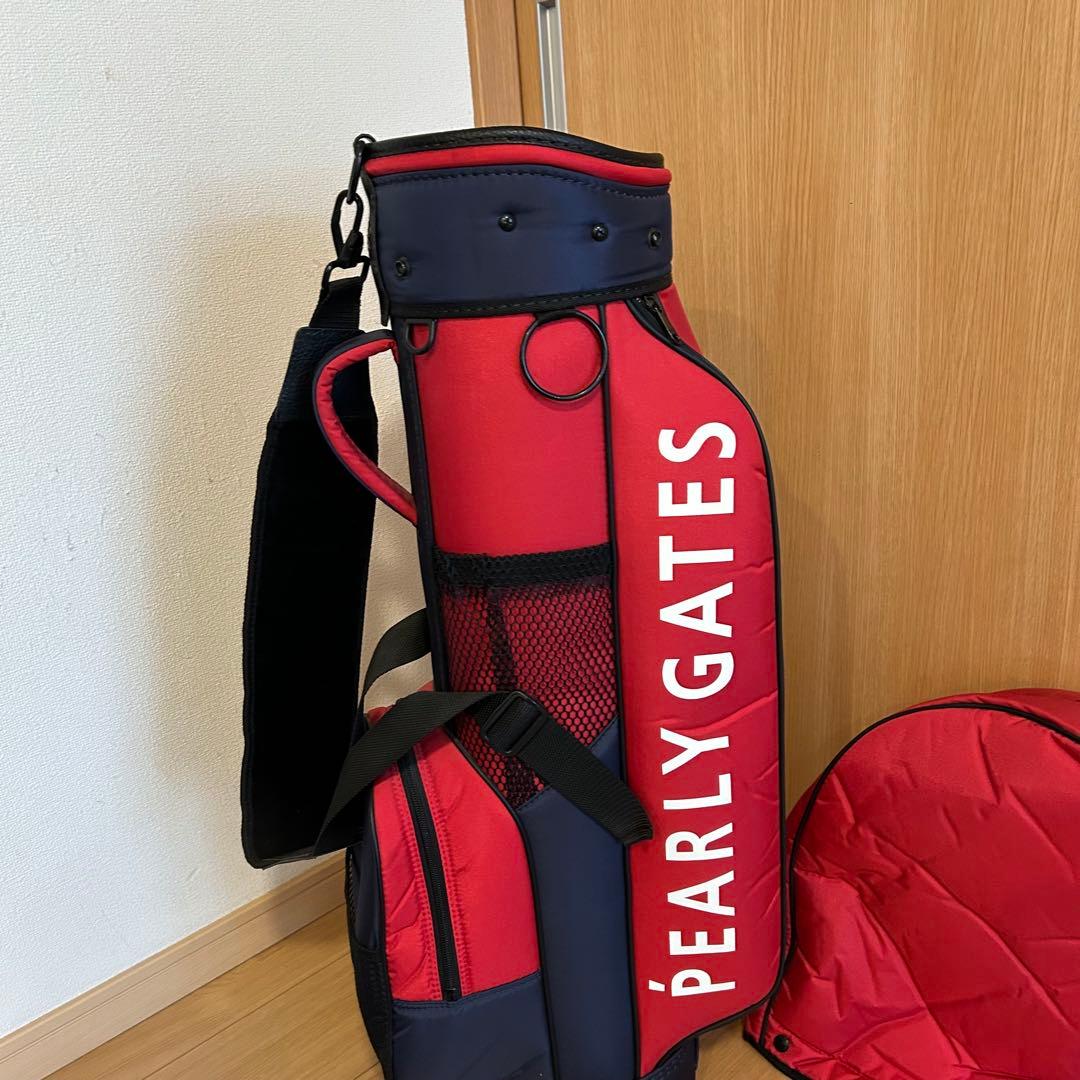 状態良好■PEARLY GATES キャディバッグ 軽量タイプ 7.5型　ゴルフ