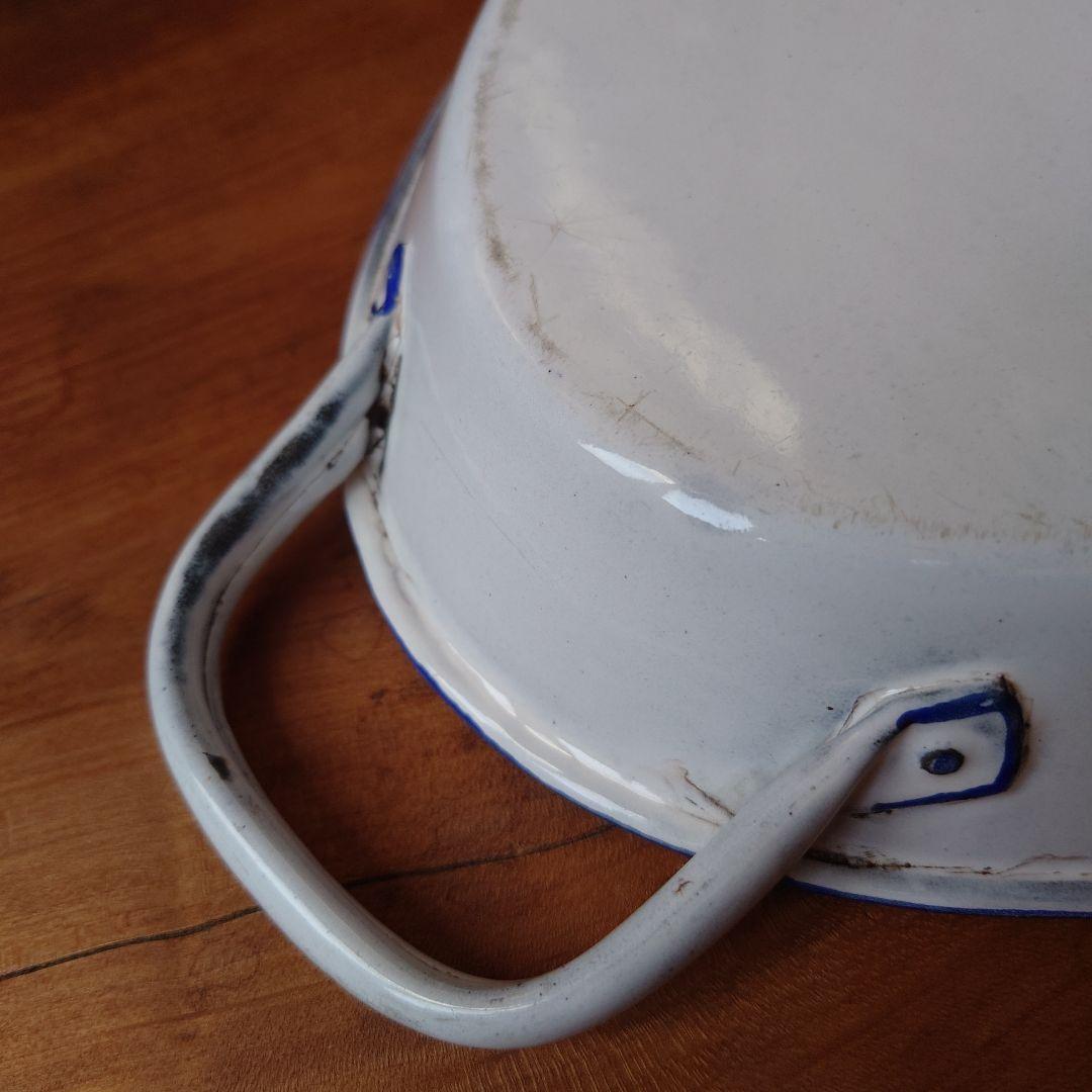 フランスアンティーク琺瑯パン