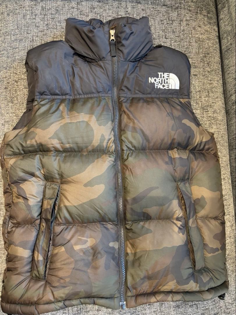 THE NORTH FACE ダウンベスト M カモフラージュ