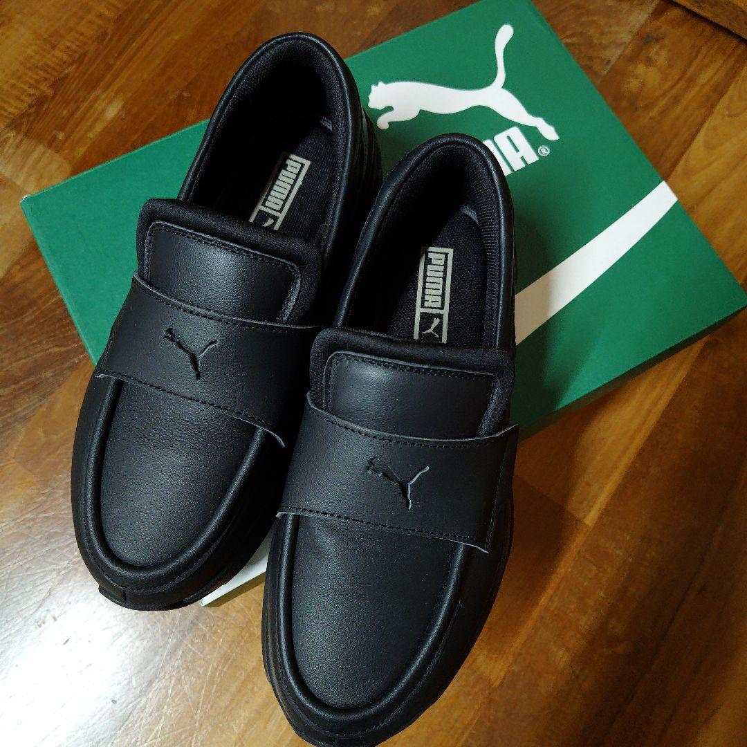 PUMA ブラック ♥ローファー♥ 24.0cm