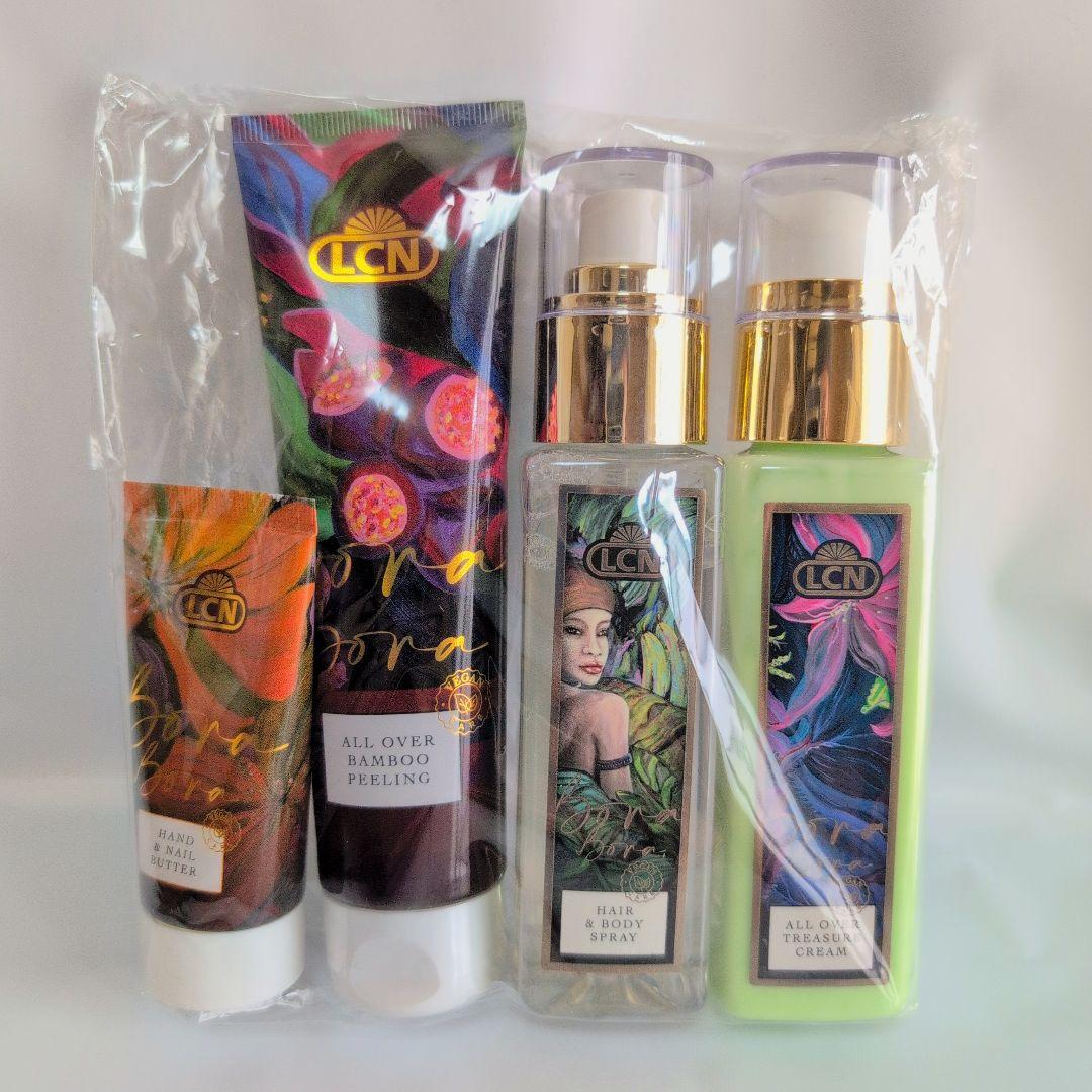 新品 未使用 LCN ボラボラ ハンド/ヘアケアセット ポーチ付き ドイツ製