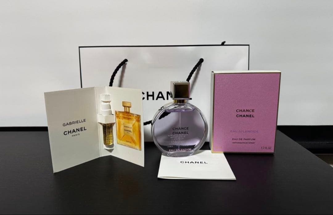 CHANEL チャンス　EAU SPLENDIDE 50mL 香水 おまけ付き
