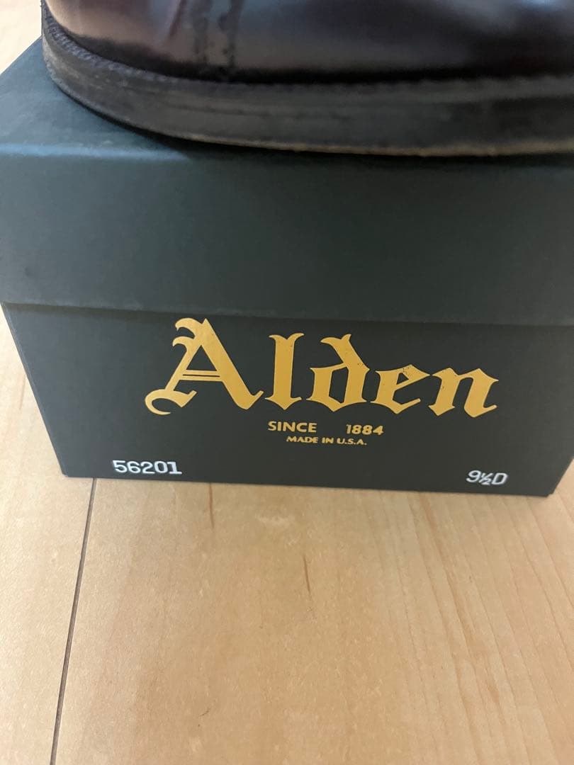 y*n様 Alden 56201 バーガンディー9D コードバン