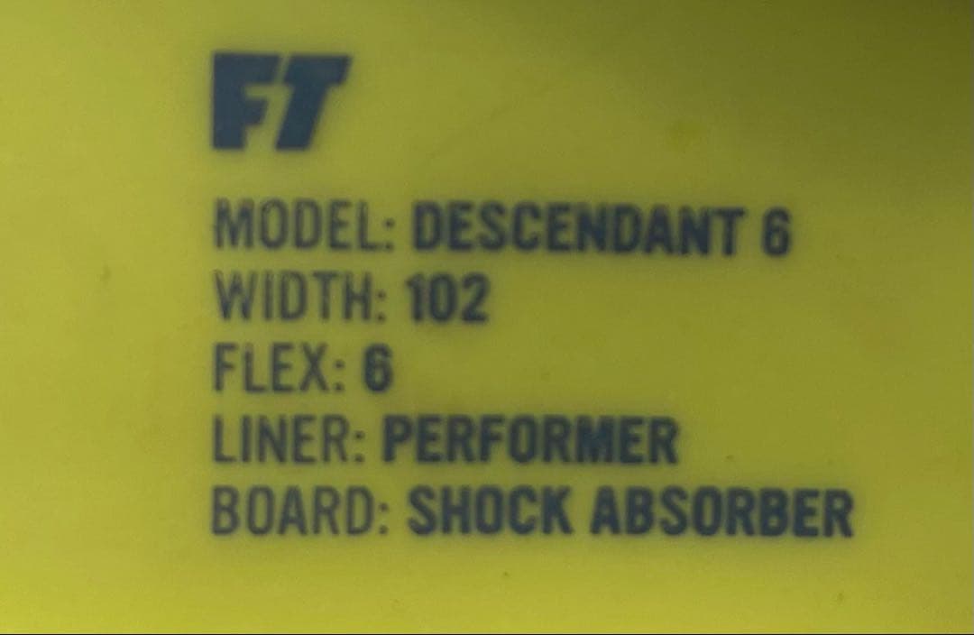 FULLTILT DESCENDANT 6 FT スキーブーツ（26-26.5）