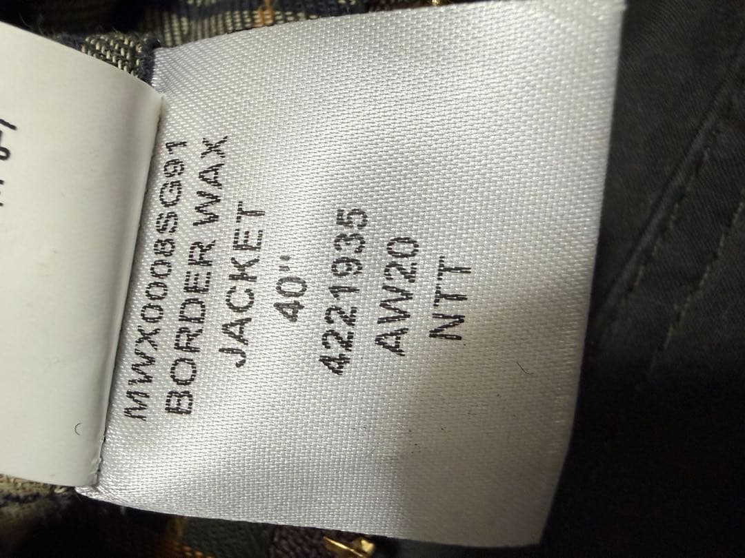 美品　Barbour BEDALE WAX ジャケット Sage 帽子付け