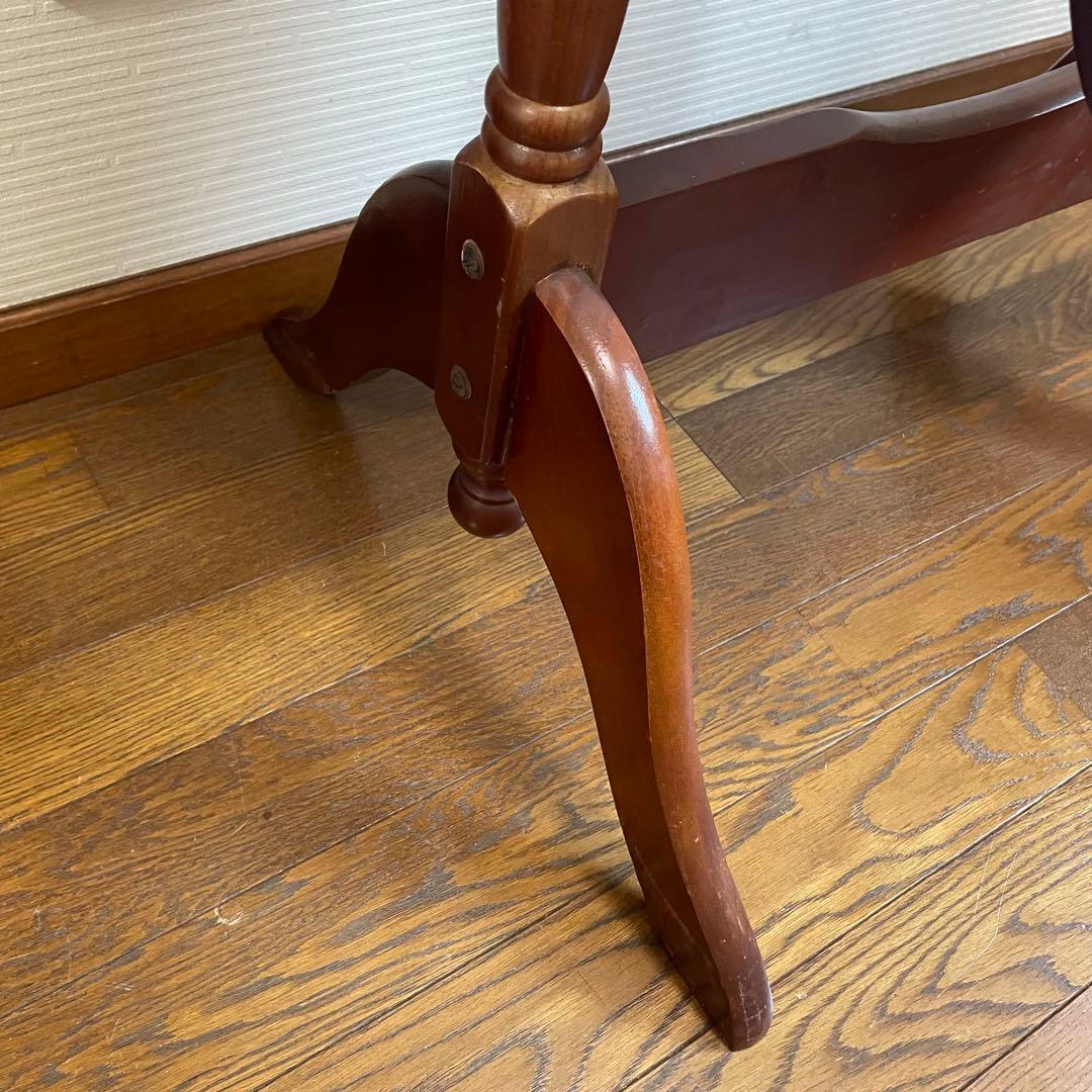 アンティーク調 オーバル型 ヴィンテージ レトロ スタンドミラー 木製 姿鏡