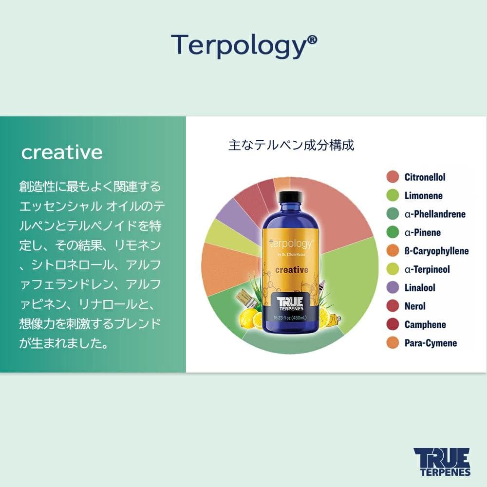 TRUE テルペン 510 CBD CBN CBG 10ml クリエイティブ