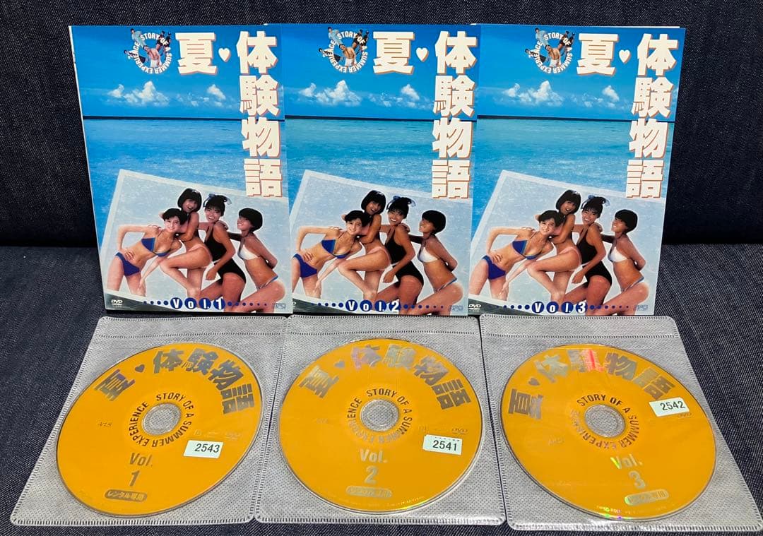 夏体験物語　DVD 3巻セット