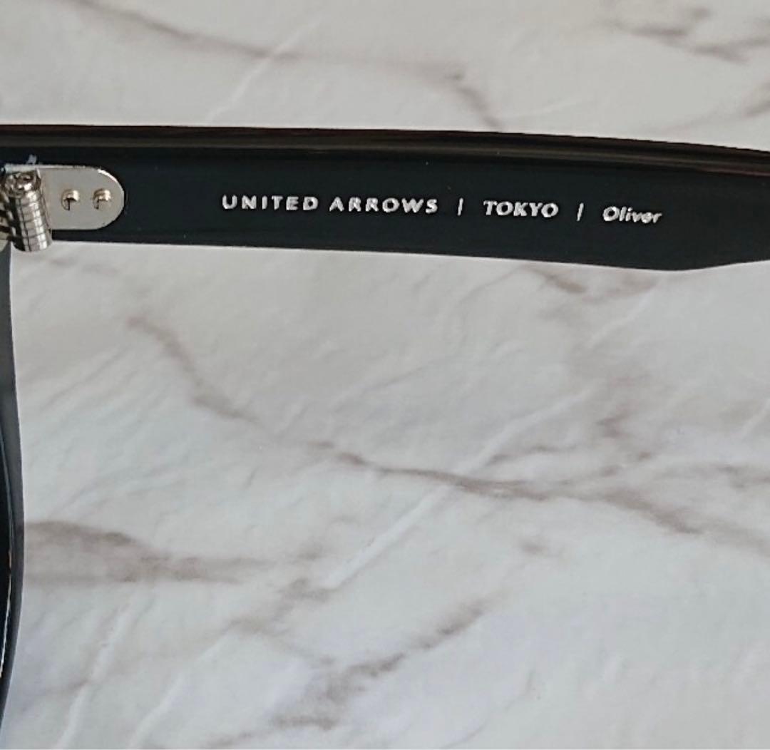 金子眼鏡　UNITED ARROWS Oliver ブラックメガネ
