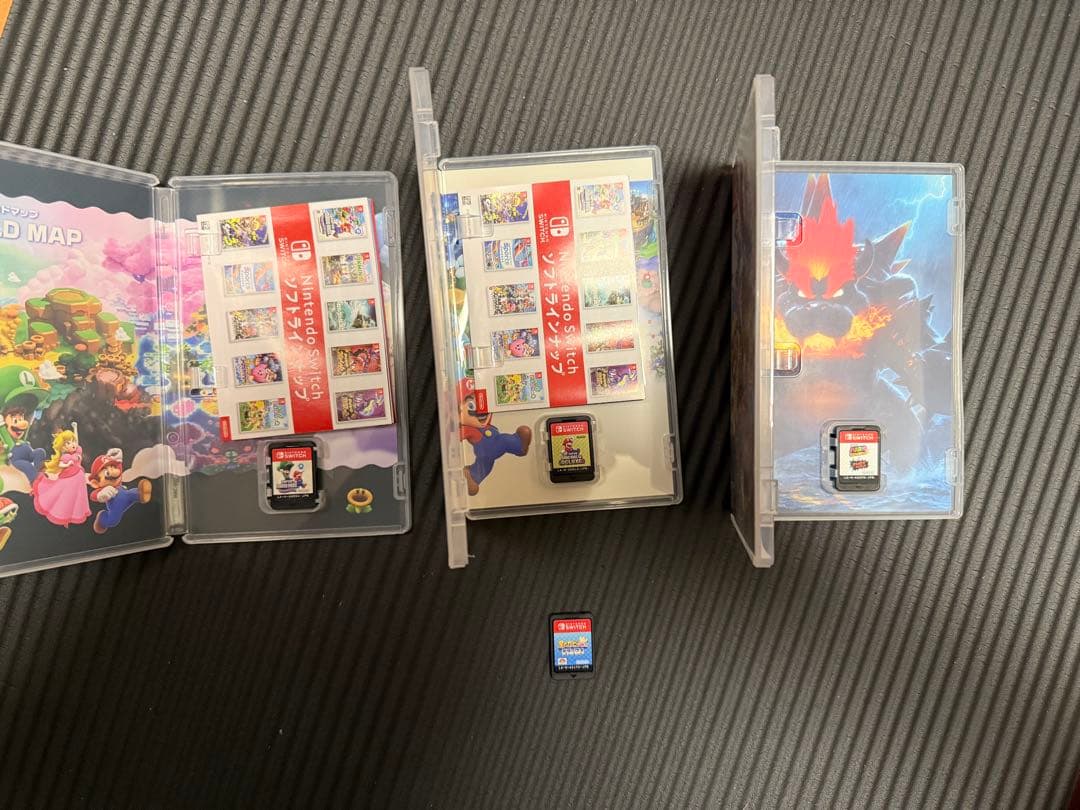 Switchソフト4本セット マリオ3Dマリオワンダー マリオU カービィwii