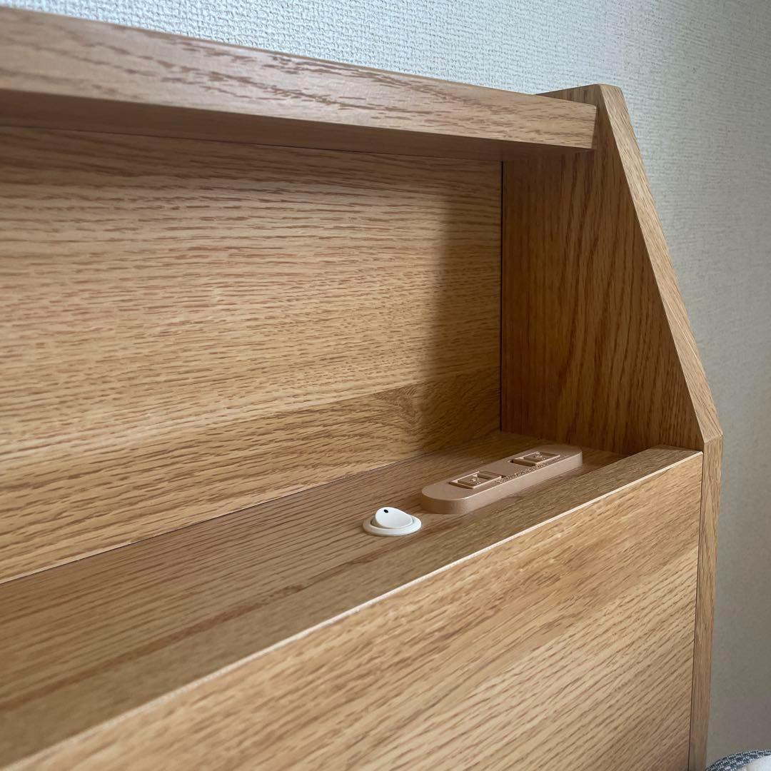 【ニトリ】収納付きクイーンベッド ＆ マットレス付き