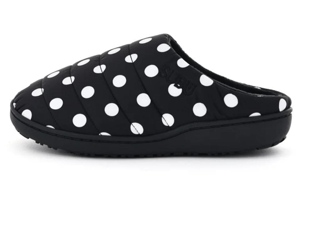 IVE レイ着用！SUBU F-LINE DOTS サンダル ブラック ドット１