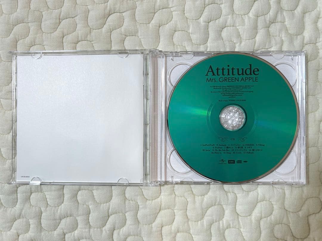 Mrs.GREEN APPLE 『Attitude』初回限定盤