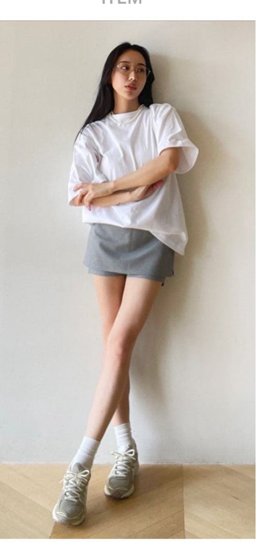 スカートwithハーフレギンスシールームリン