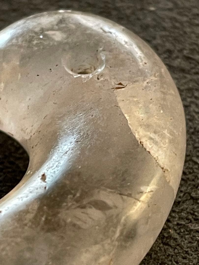 古墳時代　水晶製勾玉　出土品