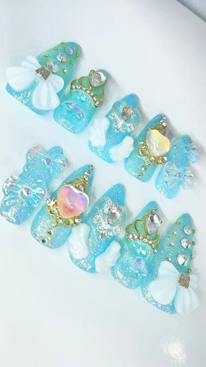 サイズオーダーネイルチップ No.15 量産系ネイルチップ 地雷系ネイルチップ