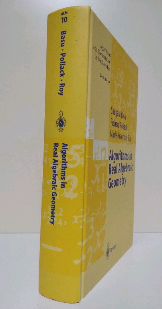 洋書 Algorithms in Real Algebraic Geometry