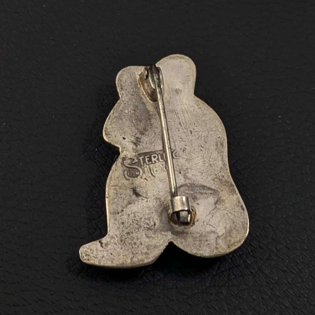 ヴィンテージ メキシカンシルバー925 sleeping man ブローチ 9g