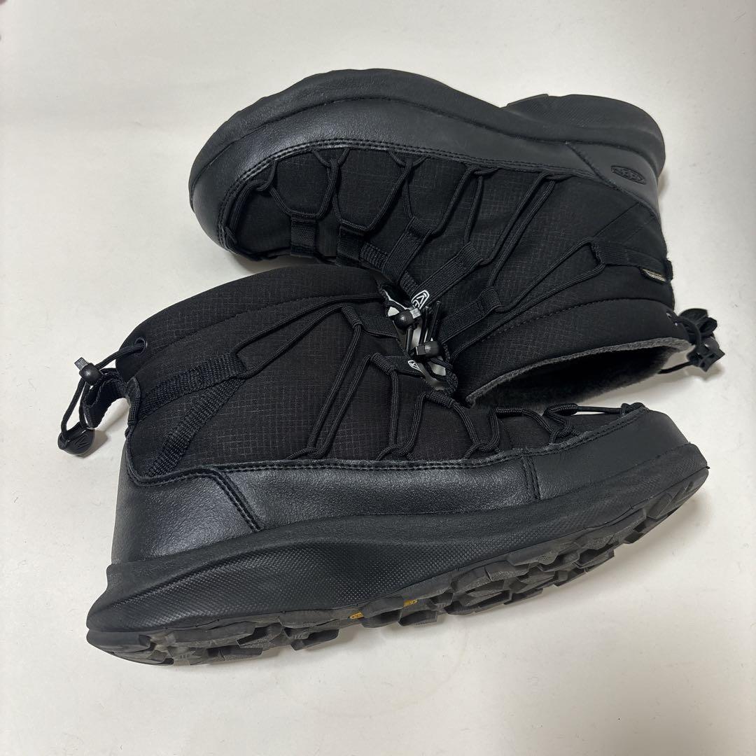 【極美品】KEEN ユニーク スニーク チャッカ 2 WP 防水 24.5cm黒