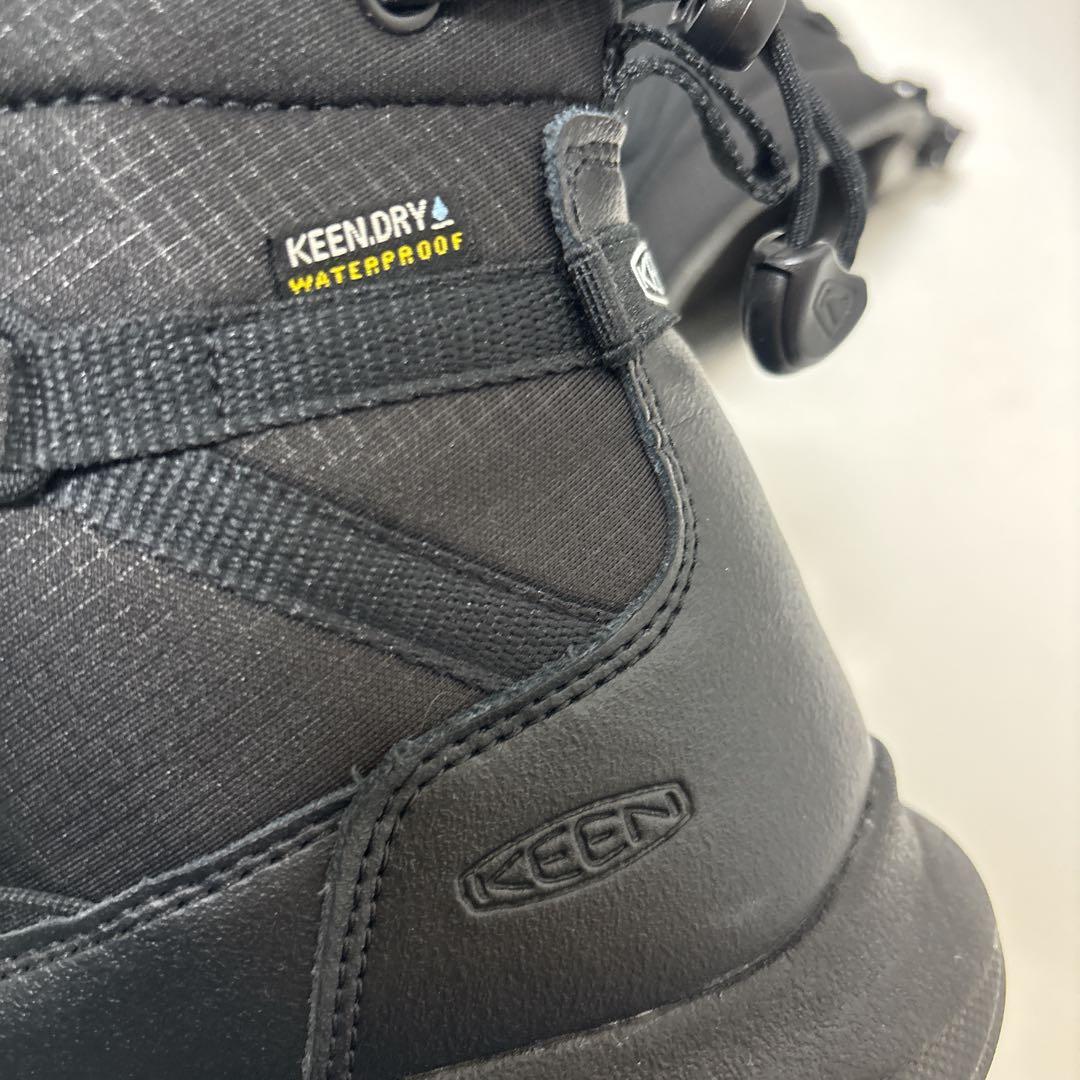 【極美品】KEEN ユニーク スニーク チャッカ 2 WP 防水 24.5cm黒