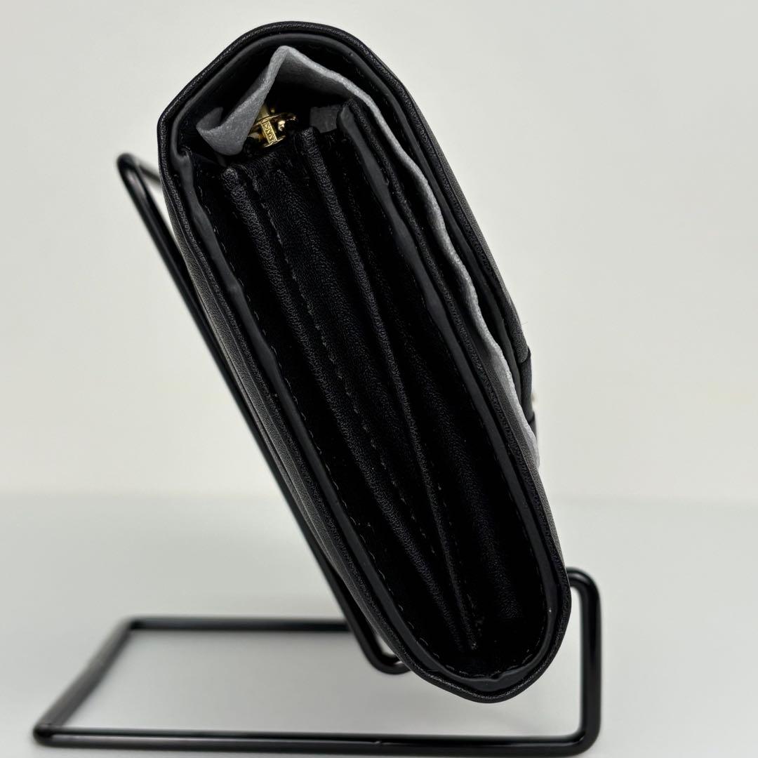 【箱付き】 Tory Burch キラ ターンロック 長財布 ブラック