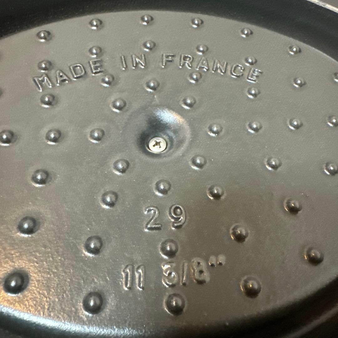 Staub 両手鍋 29cm フランス製