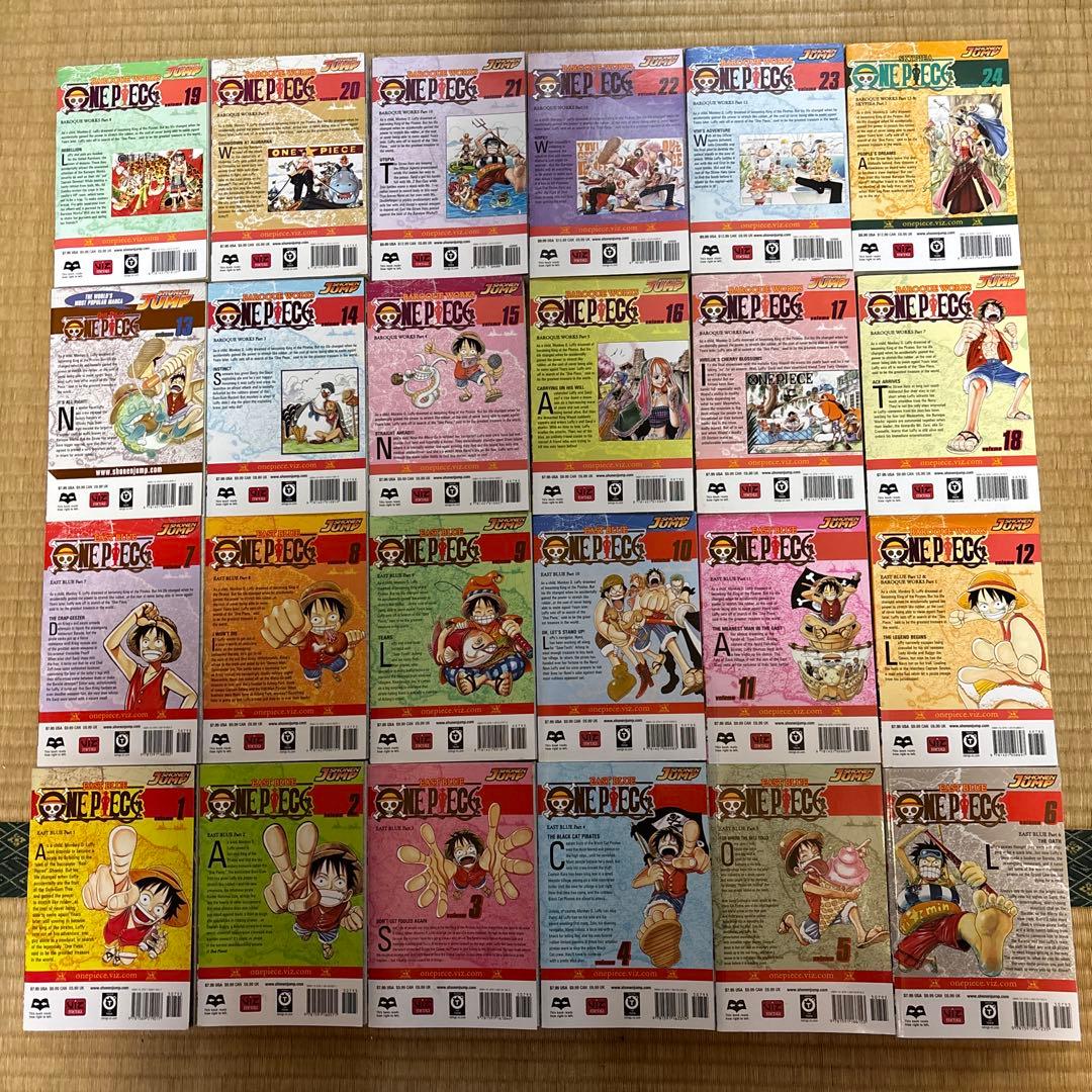 ワンピース漫画英語版1巻〜92巻