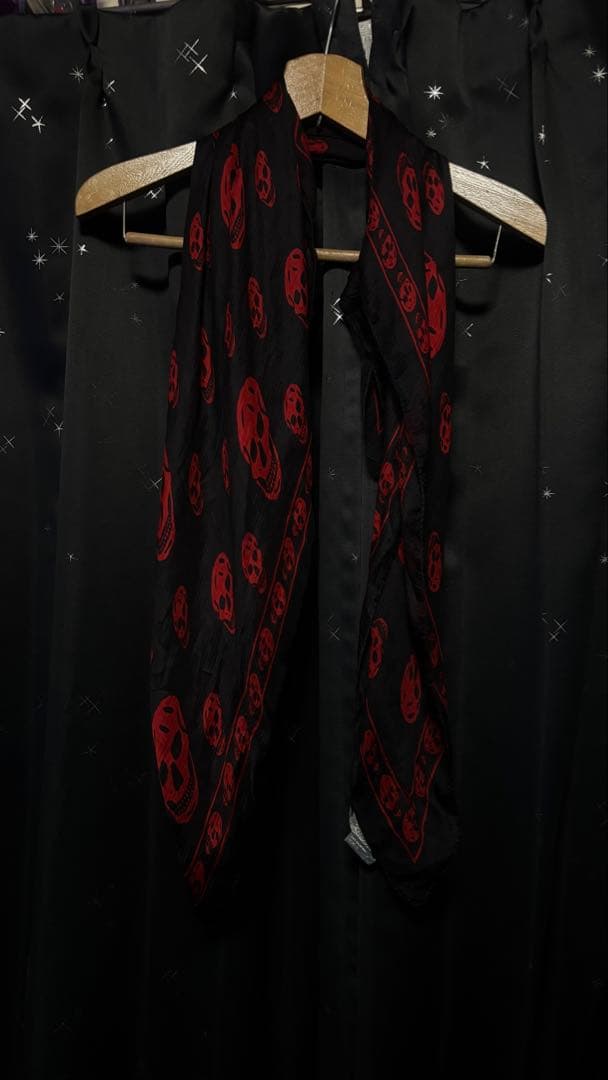 ALEXANDER MCQUEEN スカルプリント ストール