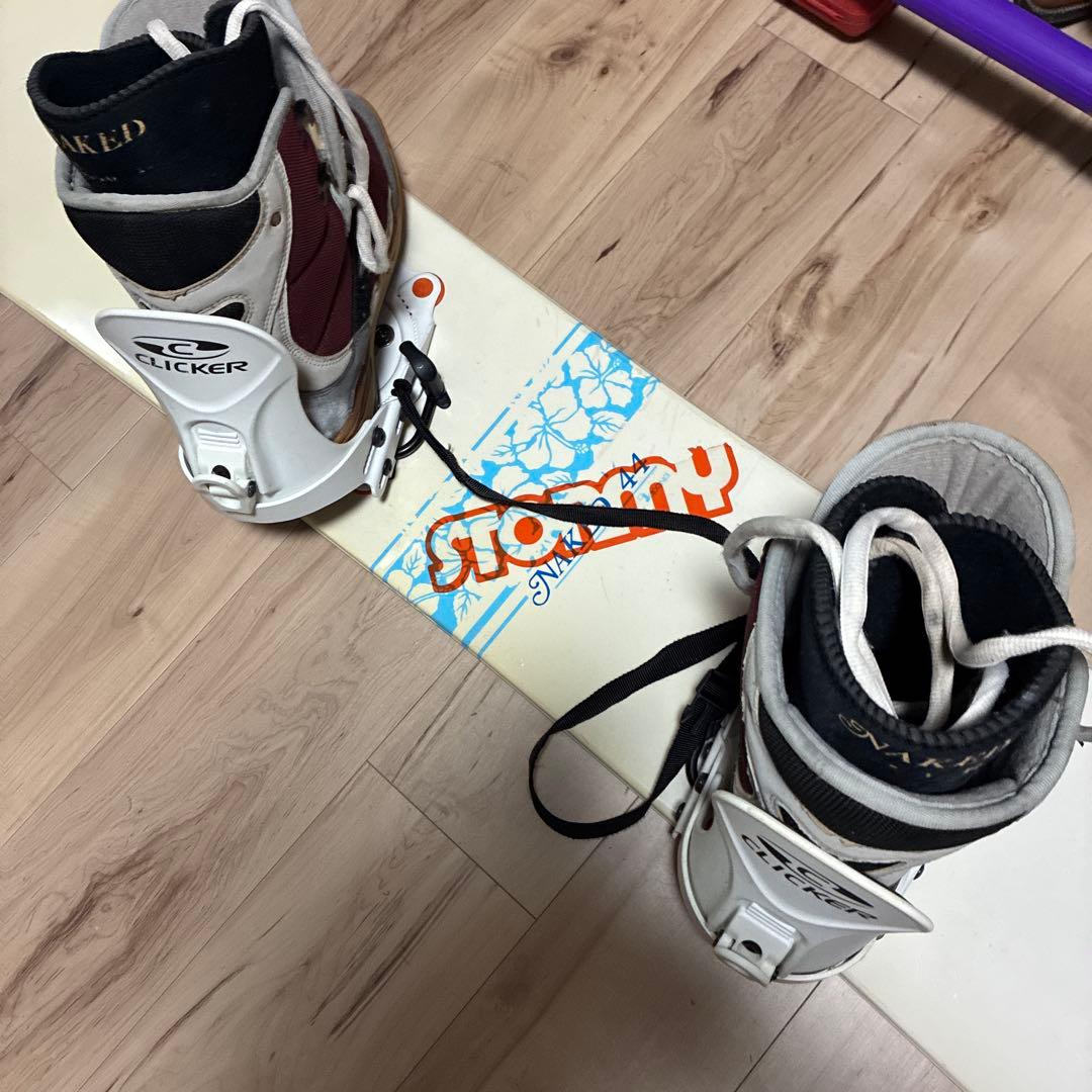 CLICKER スノーボード ビンディング ＮＡＫEDスノーボード、ステップイン