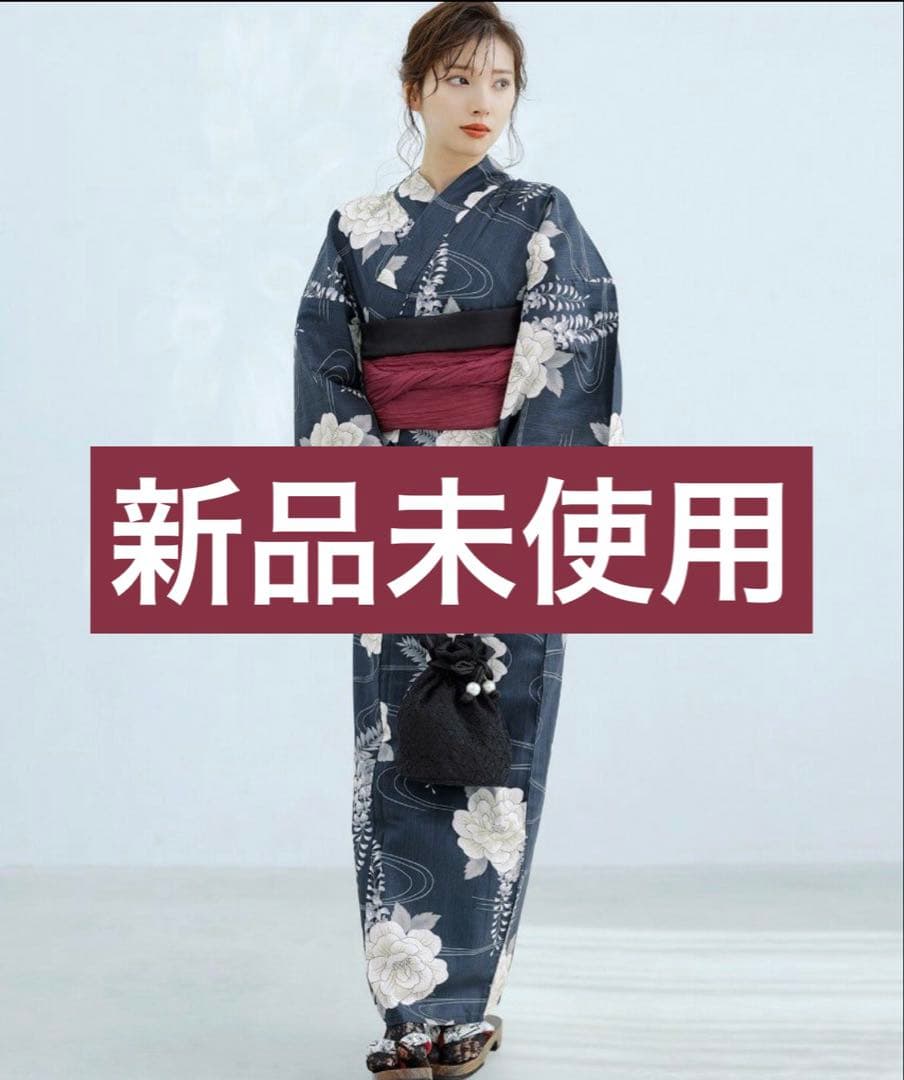 dita 浴衣　凪の藤ながれ　 浴衣