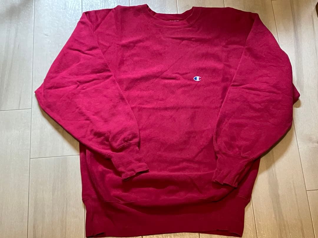 90's Champion リバースウィーブ USA製 ピンク