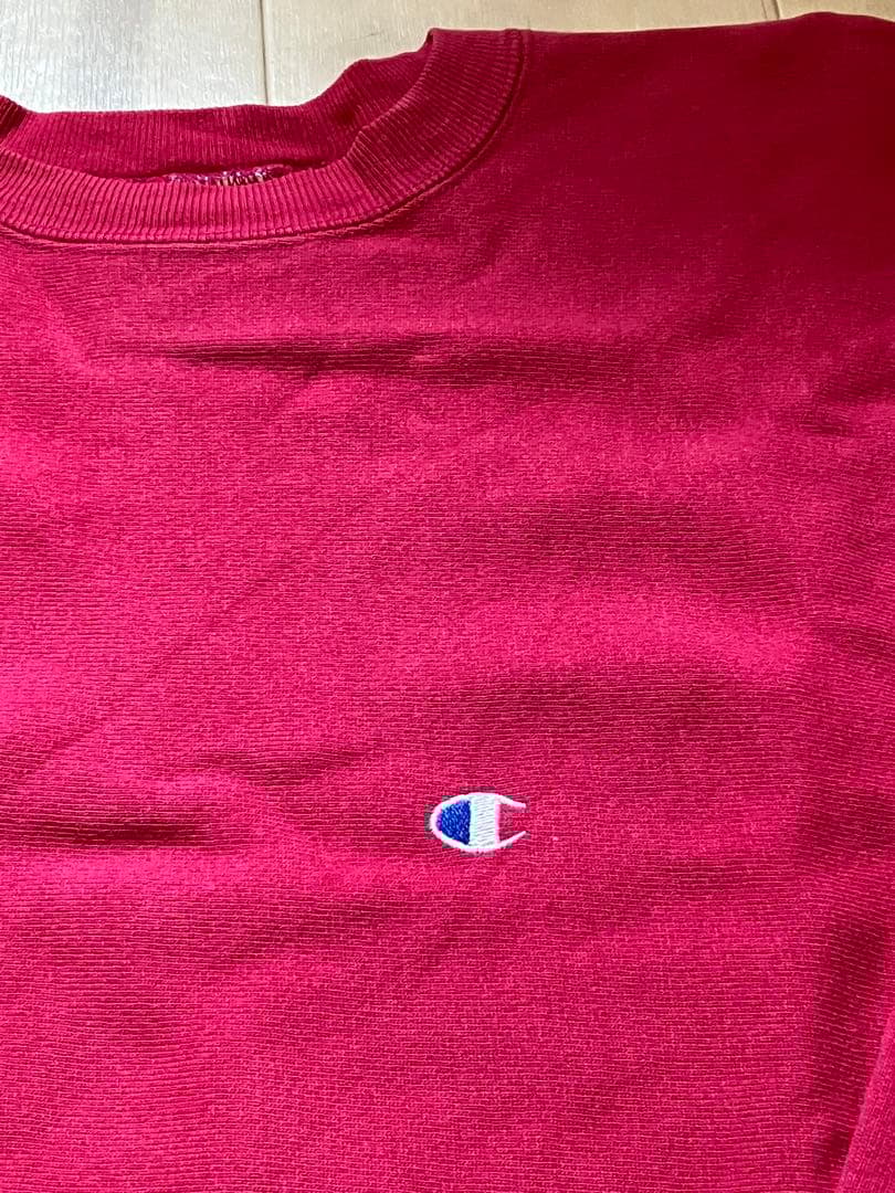 90's Champion リバースウィーブ USA製 ピンク