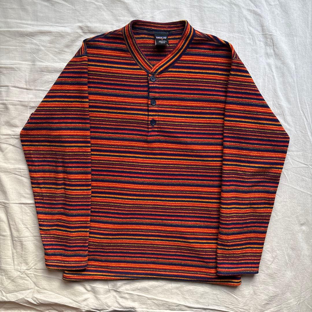 【USA製】90s Patagonia CAPILENE ヘンリーネックフリース