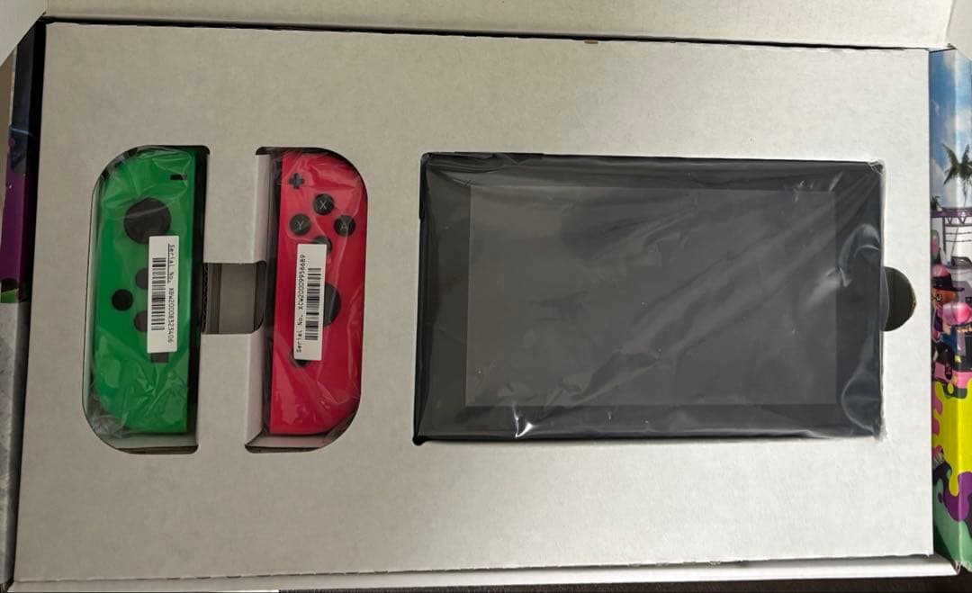 Switch 本体セット完備品+おまけSD128GB+ケーブル類付