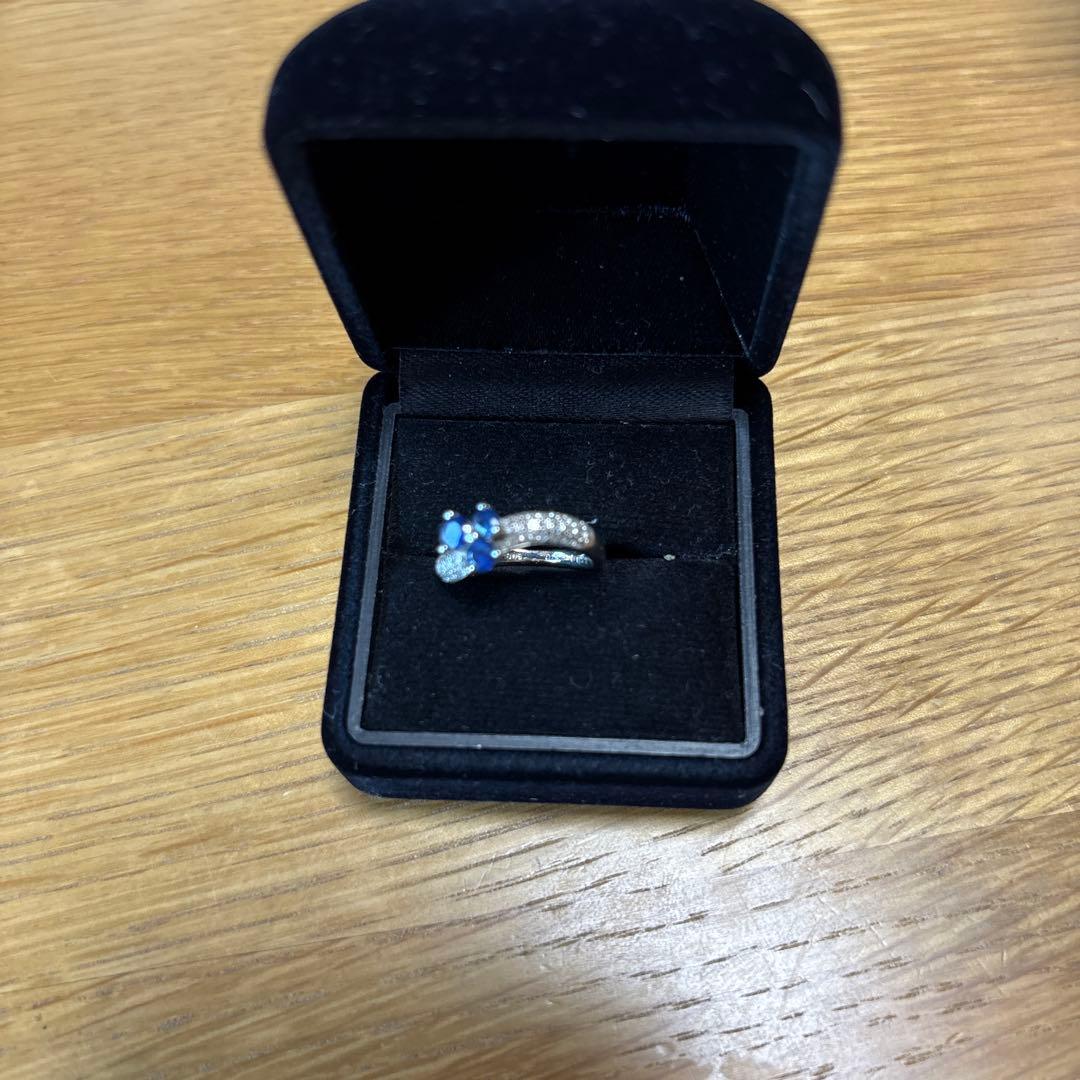 限界価格　K18WG サファイアリング・ネックレスセット