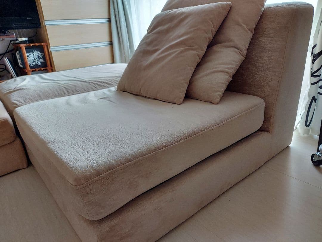 【shoooko】最終値下げ↓送料込み30000円ベージュコーナーソファー