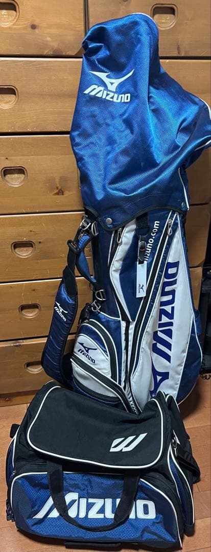 Mizuno ミズノ　軽量キャディバッグ ，ボストンバックのセット
