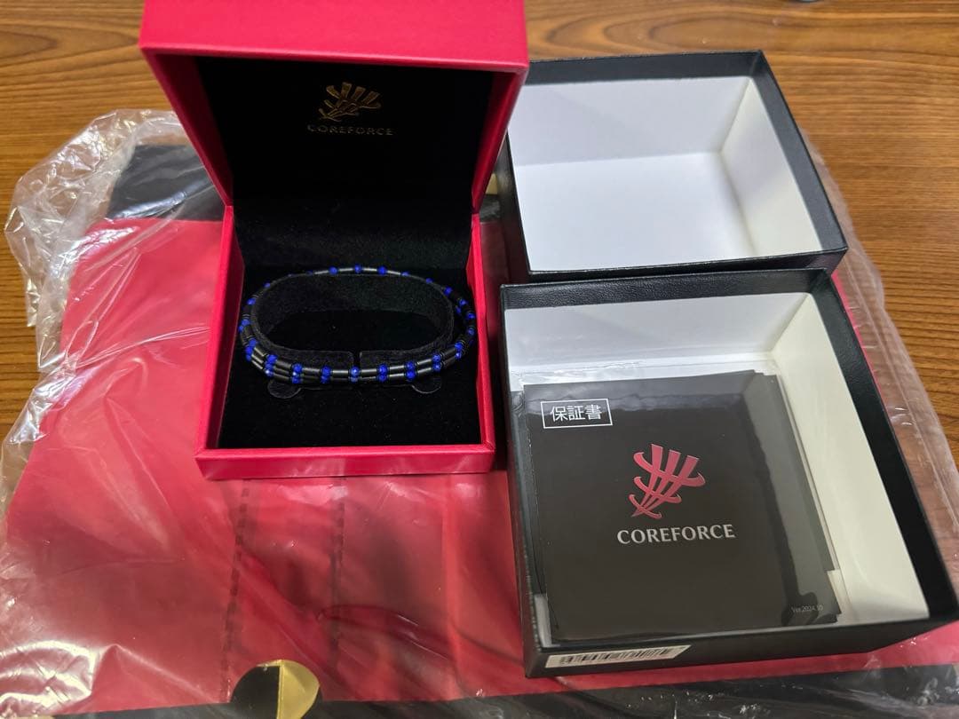 コアフォース　ブレスレット　ラピスラズリ　50㎝　限定ラッピングセット