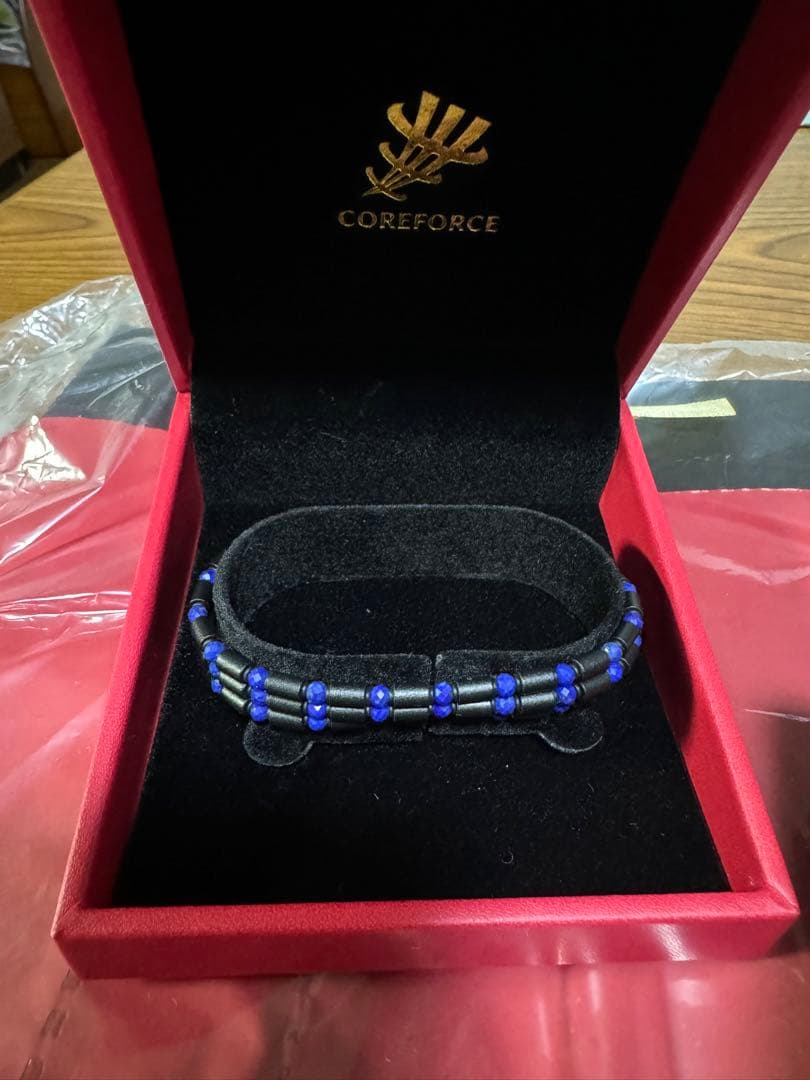 コアフォース　ブレスレット　ラピスラズリ　50㎝　限定ラッピングセット