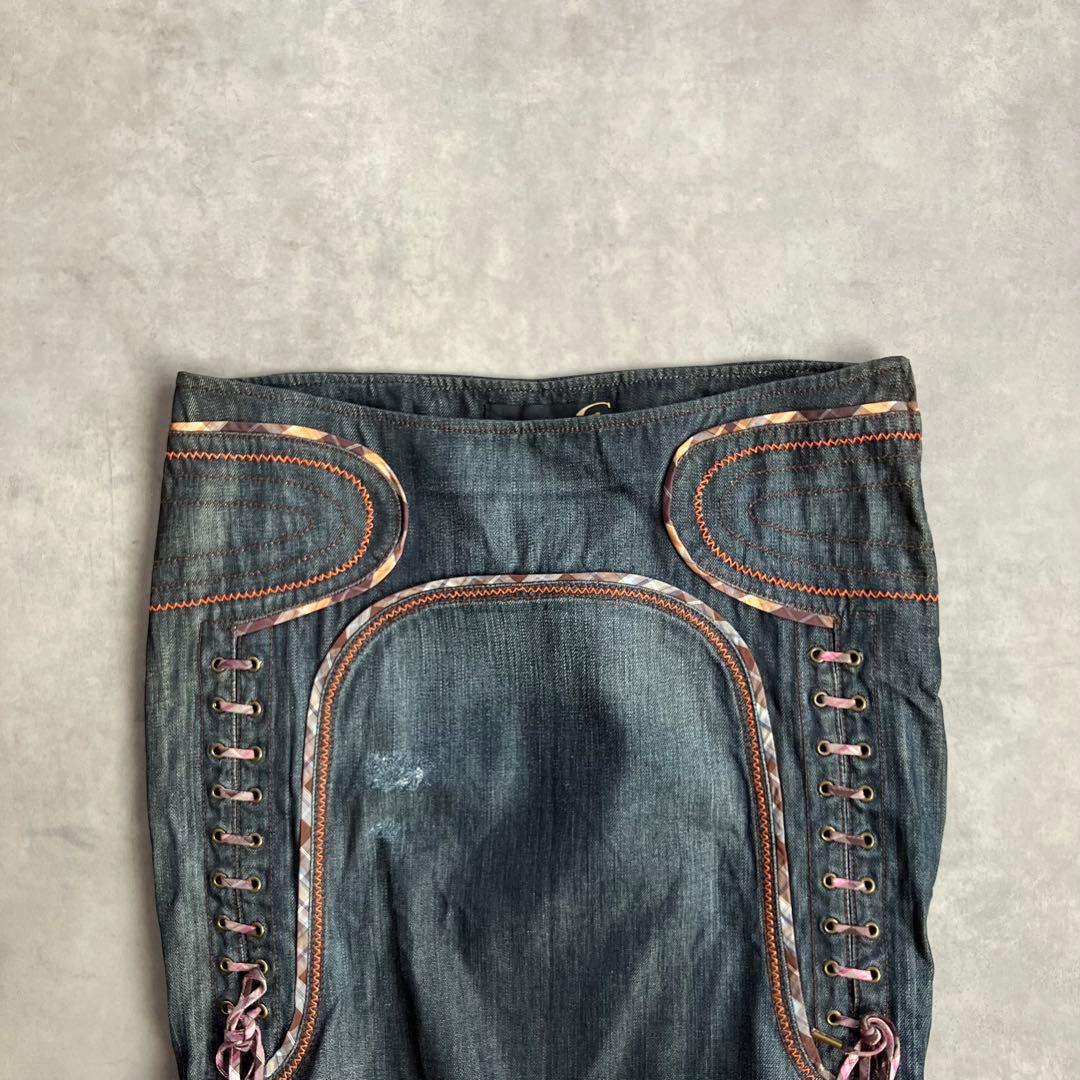 スカート 00s y2k archive just cavalli denim skirt
