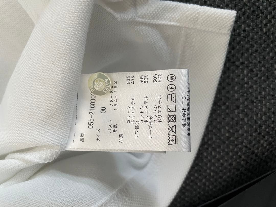 新品　PEARLY GATES ポロシャツ ホワイト　パーリーゲイツ　タグ付き