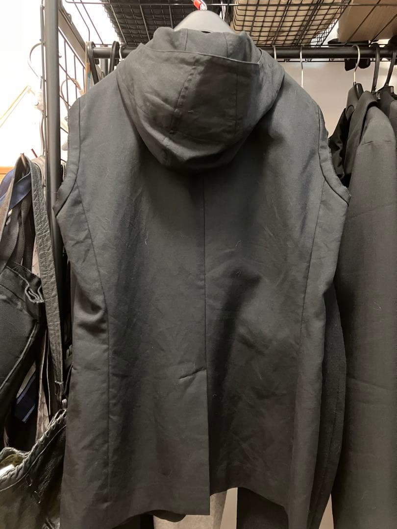 最終価格 BLACK comme des garçon ハイネックフードベスト